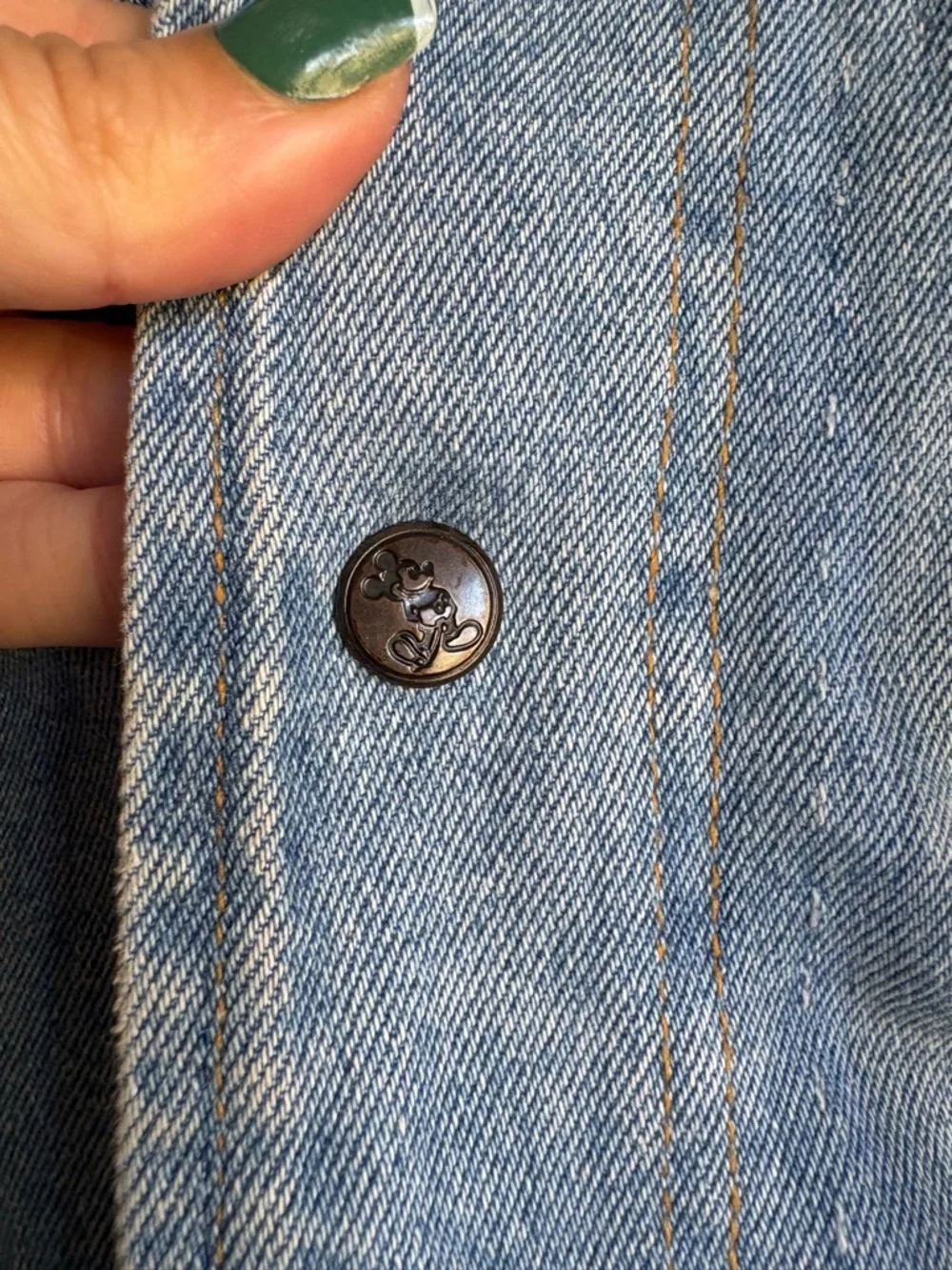 Denim and Cream Hooded Varsity Jacket - Blue/Cream - Picture 6 of 9